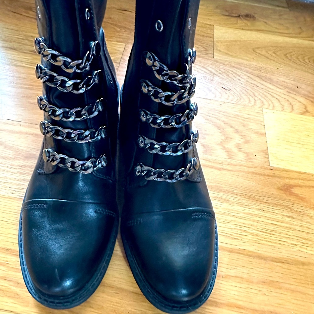 Circus by Sam Edelman ankle boots with chains 8.5 NWOT